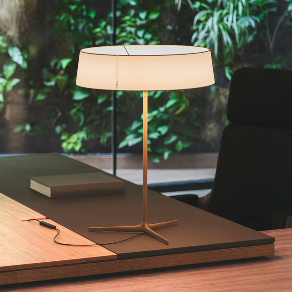  Vibia Vibia Led Table Lamp Dama, Beige, Height 61 Cm Paper/metal 