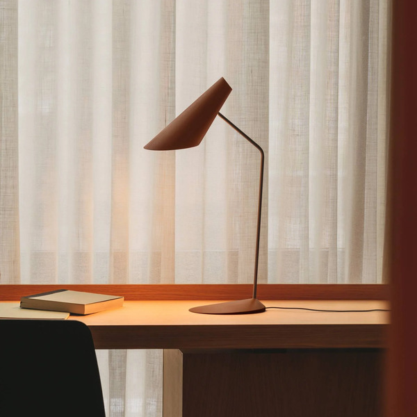  Vibia Vibia Led Table Lamp I.cono, Reddish Brown, Height 56 Cm, 2,700 K 