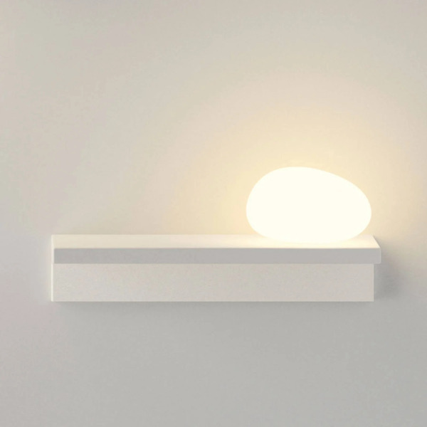  Vibia Vibia Led Wall Light Suite, Stone On The Right, White, 14 Cm 