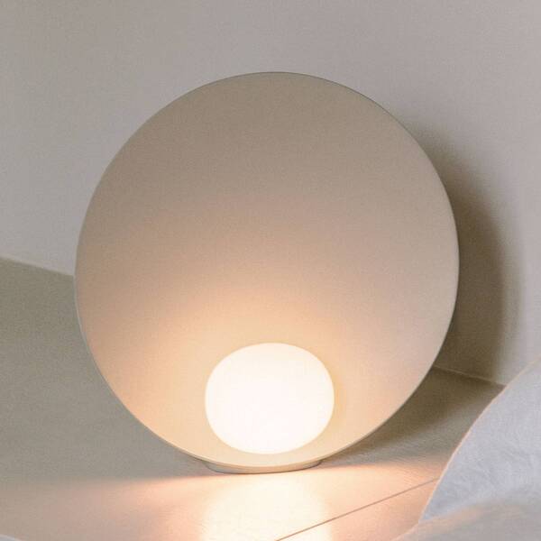  Vibia Vibia Musa 7400 Led Table Lamp, Beige, ø 26 Cm, Standing 
