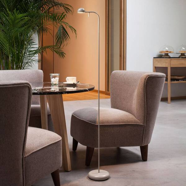  Vibia Vibia Pin 1660 Led Floor Lamp, 125 Cm, Cream 