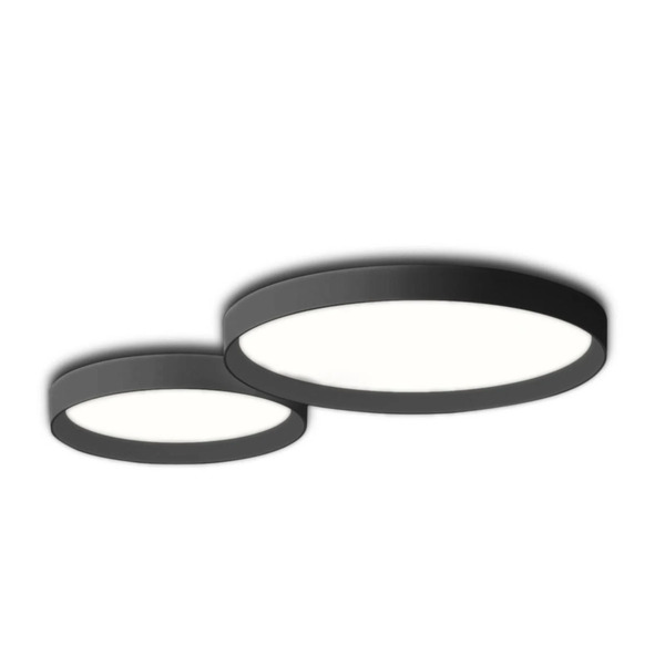  Vibia Vibia Up - Simple Led Ceiling Light In Graphite 