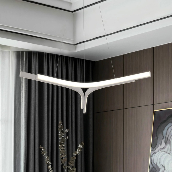  Viokef Viokef Alta Led Hanging Light, Silver-coloured, ø 70 Cm, Metal 