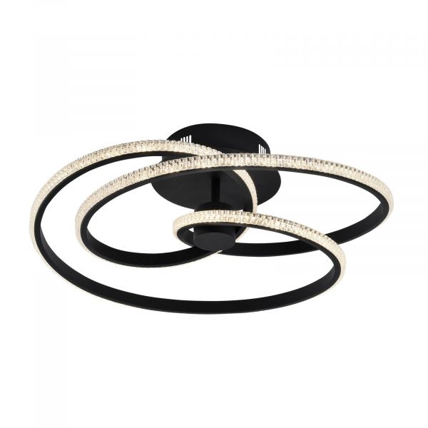  Viokef Viokef Berlin Led Ceiling Light, Black, 40w, ø 52 Cm 