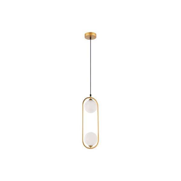  Viokef Viokef Fancy Pendant Light, 2-bulb, Gold 