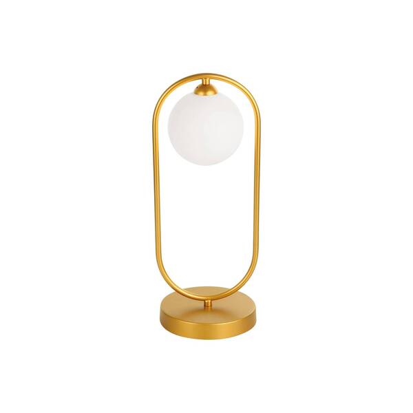  Viokef Viokef Fancy Table Lamp, Glass Lampshade, Gold 