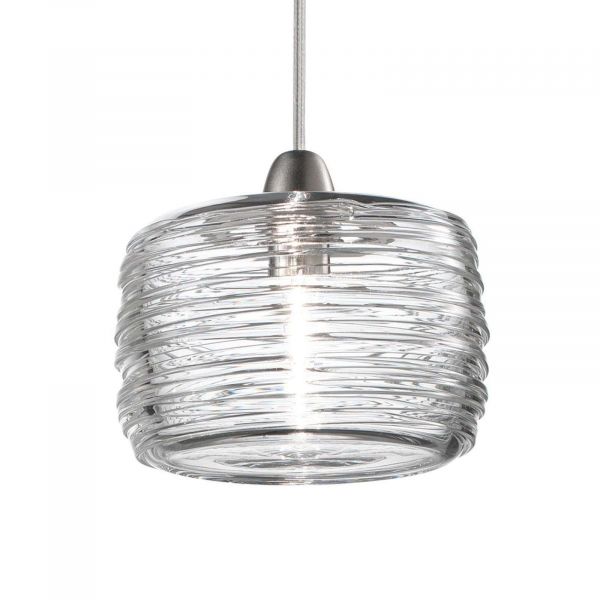  Vistosi Vistosi Damasco Led Pendant Lamp Clear ø 12 Cm 