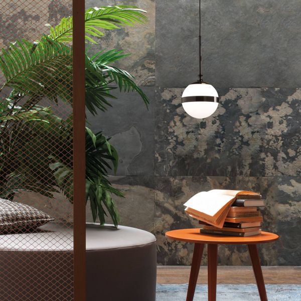  Vistosi Vistosi Peggy Hanging Light, White/black 