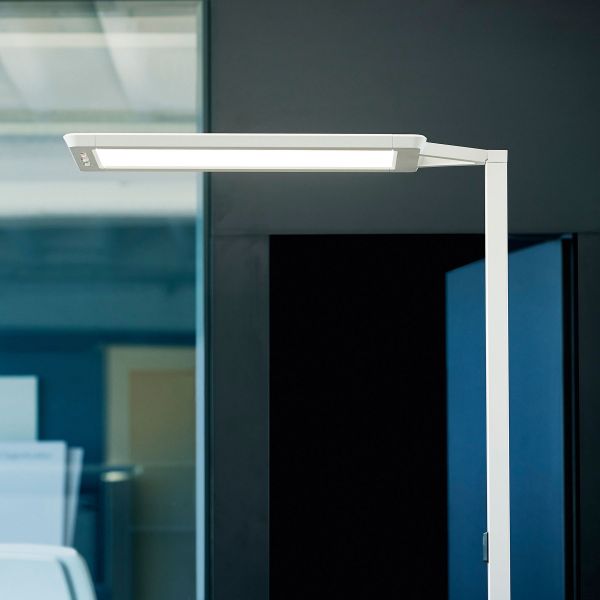  Waldmann Waldmann Yara.single Led Floor Lamp Cct, Bt, Pir, Silver 