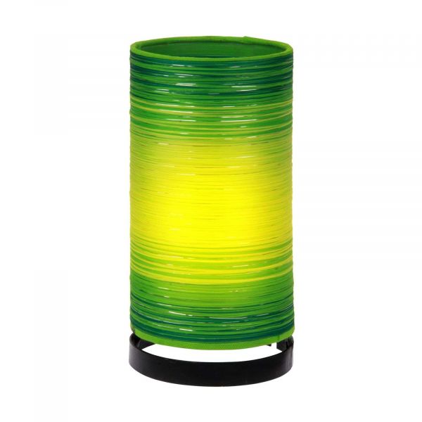  Woru Woru Julie Table Lamp Wrapped In Threads, Green 