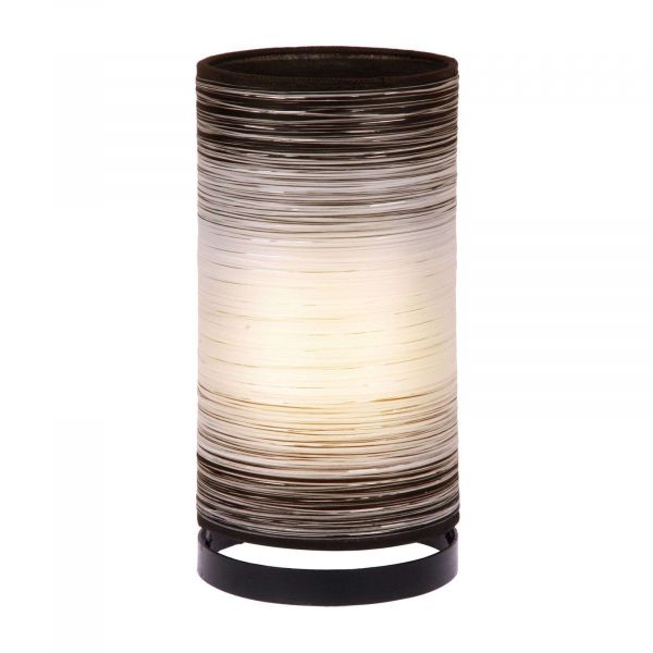  Woru Woru Julie Table Lamp Wrapped In Threads, White 