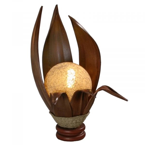  Woru Woru Karima Table Lamp Made Of Hardened Coconut Leaves 