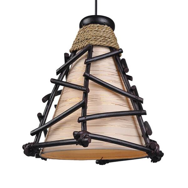  Woru Woru Romy Decorative Pendant Light With Wood 