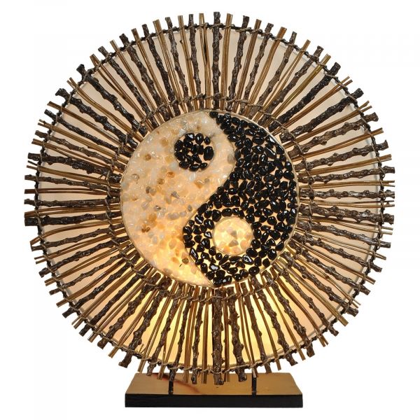  Woru Woru Ying Yang Batur Table Lamp Round 40 Cm Brown 