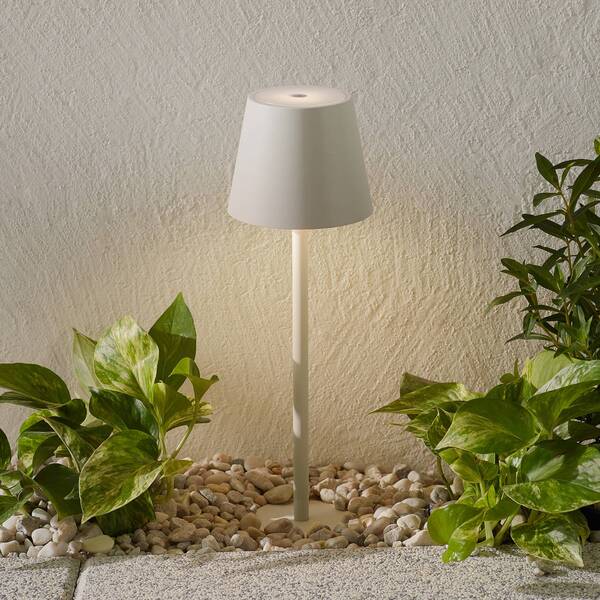  Zafferano Zafferano Poldina Led Ground Spike Light Battery, White 