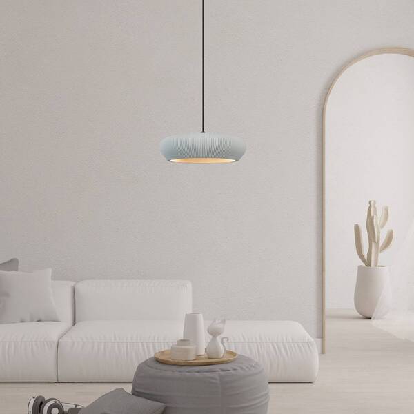  Zambelis Zambelis Pendant Light 2592, Grey, ø 29 Cm, Clay, G9 