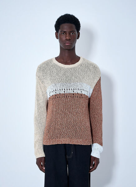  Acmh Acmh Textured Knit Sweater - Man Knitwear Brown L 