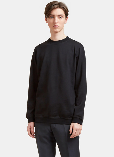  Aiezen Aiezen Wool-blend Crewneck Sweater - Man Sweatshirts Black Xs 