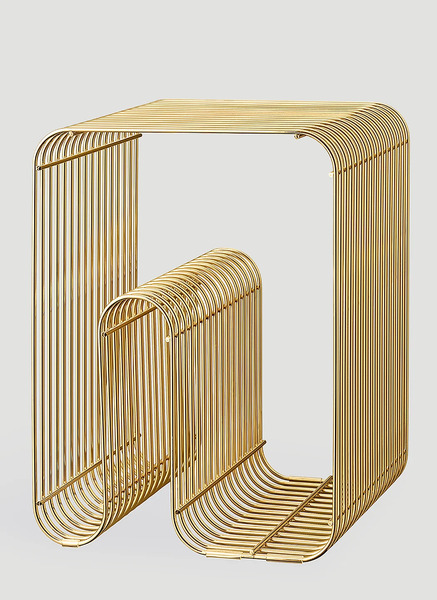 Aytm Aytm Curva Stool -  Furniture Gold One Size 