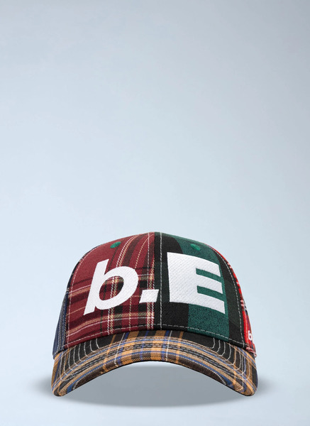  B.eautiful B.eautiful Patchwork Logo Cap - Man Hats Red One Size 