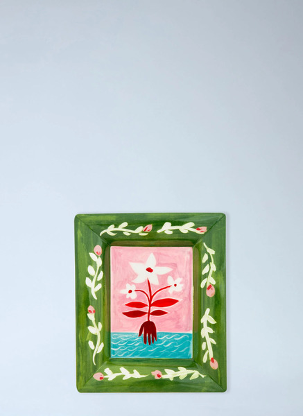  Bitossi Home Bitossi Home Con Amore Fiori Bianchi Tray -  Kitchen  Multicolour One Size 