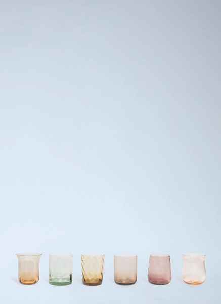  Bitossi Home Bitossi Home Set Of Six Assorted Tumblers -  Glassware Multicolour One Size 