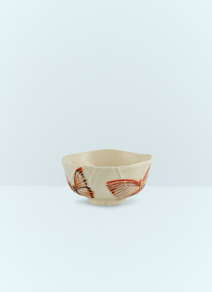  Bordallo Pinheiro Bordallo Pinheiro Set Of Two Cloudy Butterflies Bowls -  Kitchen  Cream One Size 