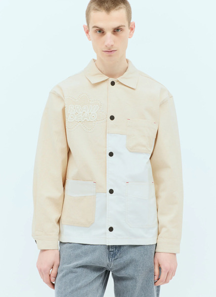  Brain Dead Brain Dead Doily Chore Jacket - Man Jackets Beige S 
