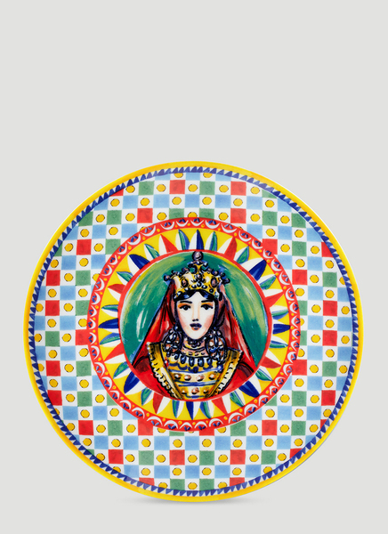  Dolce & Gabbana Casa Dolce & Gabbana Casa 'carretto Siciliano' Dessert Plate, Set Of Two -  Kitchen  Multicoloured One Size 