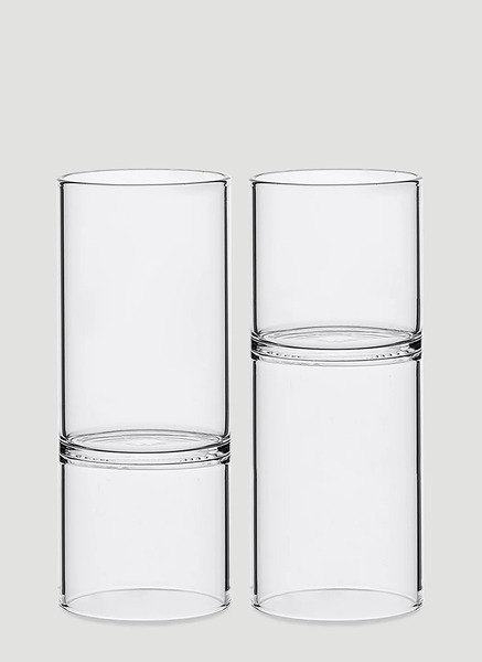  Fferrone Design Fferrone Design Set Of Two Revolution Liqueur And Espresso Glass -  Glassware Transparent One Size 