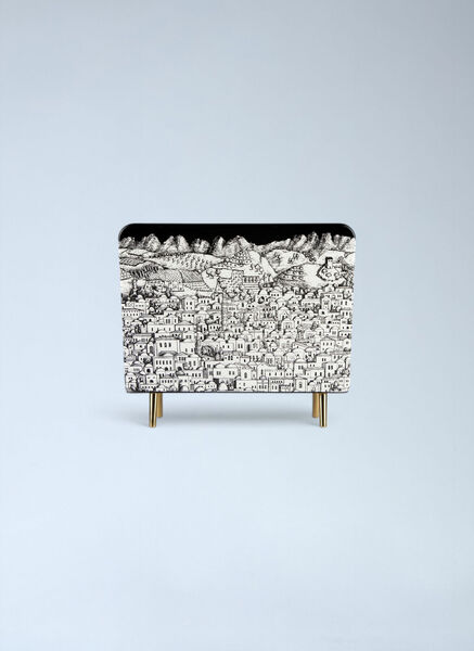  Fornasetti Fornasetti Gerusalemme Magazine Rack -  Organising Multicolour One Size 