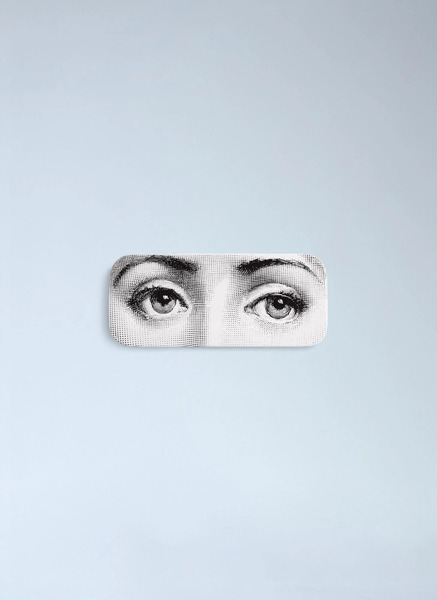  Fornasetti Fornasetti Occhi Tray -  Kitchen  White One Size 