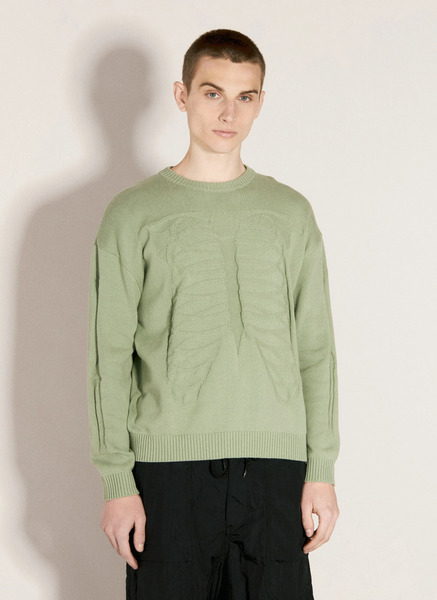  Fucking Awesome Fucking Awesome Skeleton Sweater - Man Knitwear Green L 