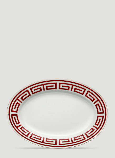  Ginori 1735 Ginori 1735 Labirinto Oval Platter -  Kitchen  Red One Size 