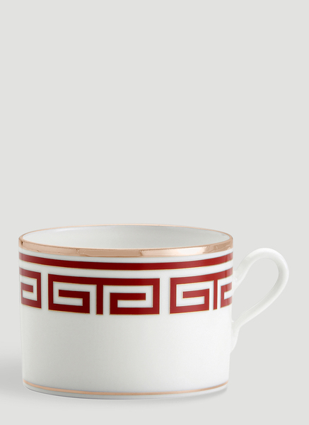  Ginori 1735 Ginori 1735 Set Of Two Labirinto Teacup -  Tea & Coffee Red One Size 