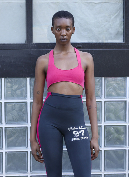  Greg Ross Greg Ross Raw Cut Bra Top - Woman Tops Red M 