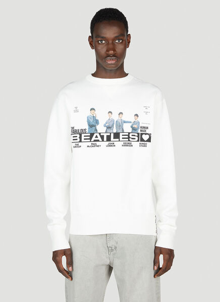  Human Made Human Made Beatles Sweatshirt - Man Sweatshirts White S 