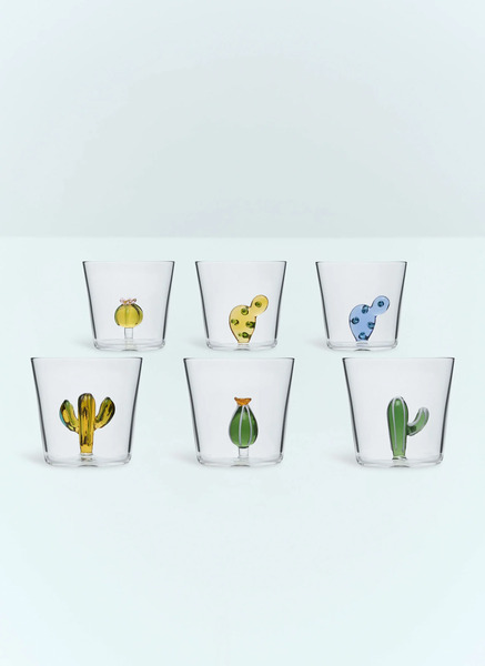  Ichendorf Milano Ichendorf Milano Set Of Six Desert Plant Tumblers -  Glassware Multicolour One Size 