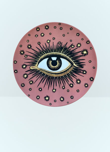  Les-ottomans Les-ottomans Eye Dinner Plate -  Kitchen  Pink One Size 