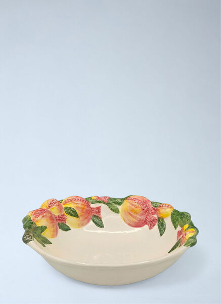  Les-ottomans Les-ottomans Fruit Embellished Ceramic Bowl -  Kitchen  Multicolour One Size 