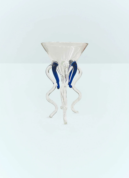  Les-ottomans Les-ottomans Medusa Glass -  Glassware Blue One Size 
