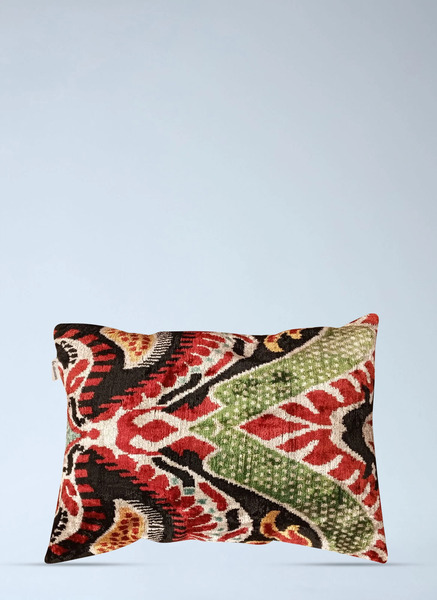  Les-ottomans Les-ottomans Patterned Velvet Cushion -  Textiles Multicolour One Size 