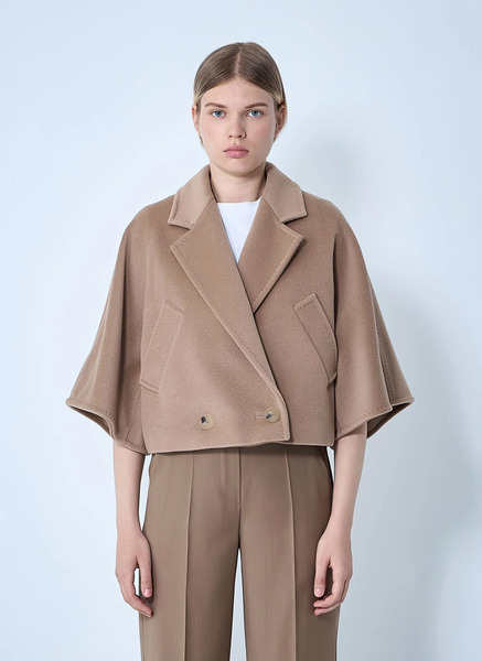  Max Mara Max Mara Cropped Jacket - Woman Jackets Camel It - 42 