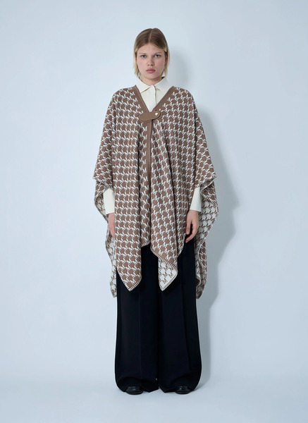  Max Mara Max Mara Wool-blend Scarf - Woman Jackets Brown One Size 
