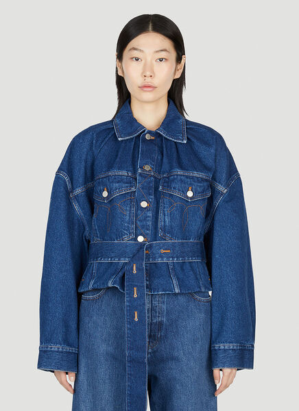  Meryll Rogge Meryll Rogge Denim Jacket - Woman Jackets Blue S 