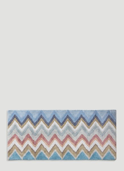  Missoni Missoni Amone Bath Mat -  Textiles Light Blue One Size 