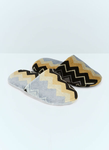  Missoni Missoni Giacomo Soft Slippers -  Bathroom Multicolour L 
