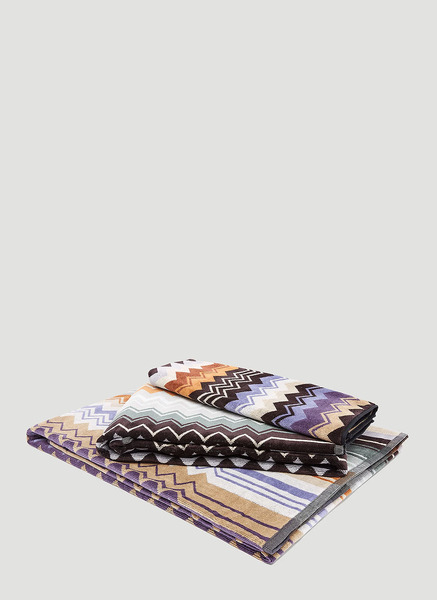  Missoni Home Missoni Home Giacomo Set Of Five Towel -  Textiles Green One Size 