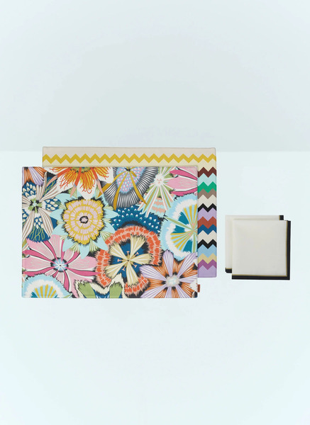  Missoni Missoni Set Of Alice And Valparaiso Placemat And Napkin -  Kitchen  Multicolour One Size 