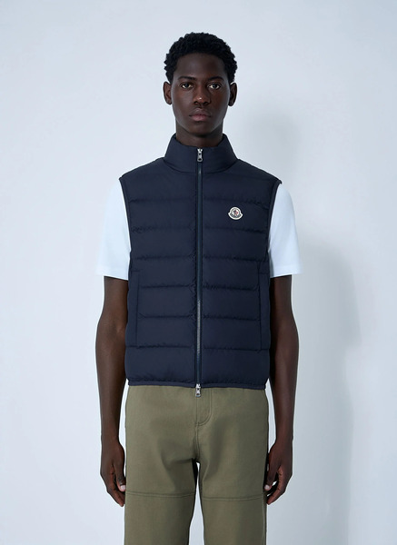  Moncler Moncler Contrin Down Vest - Man Jackets Navy 1 